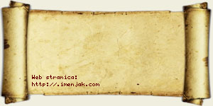 Negovanka Stajkić vizit kartica